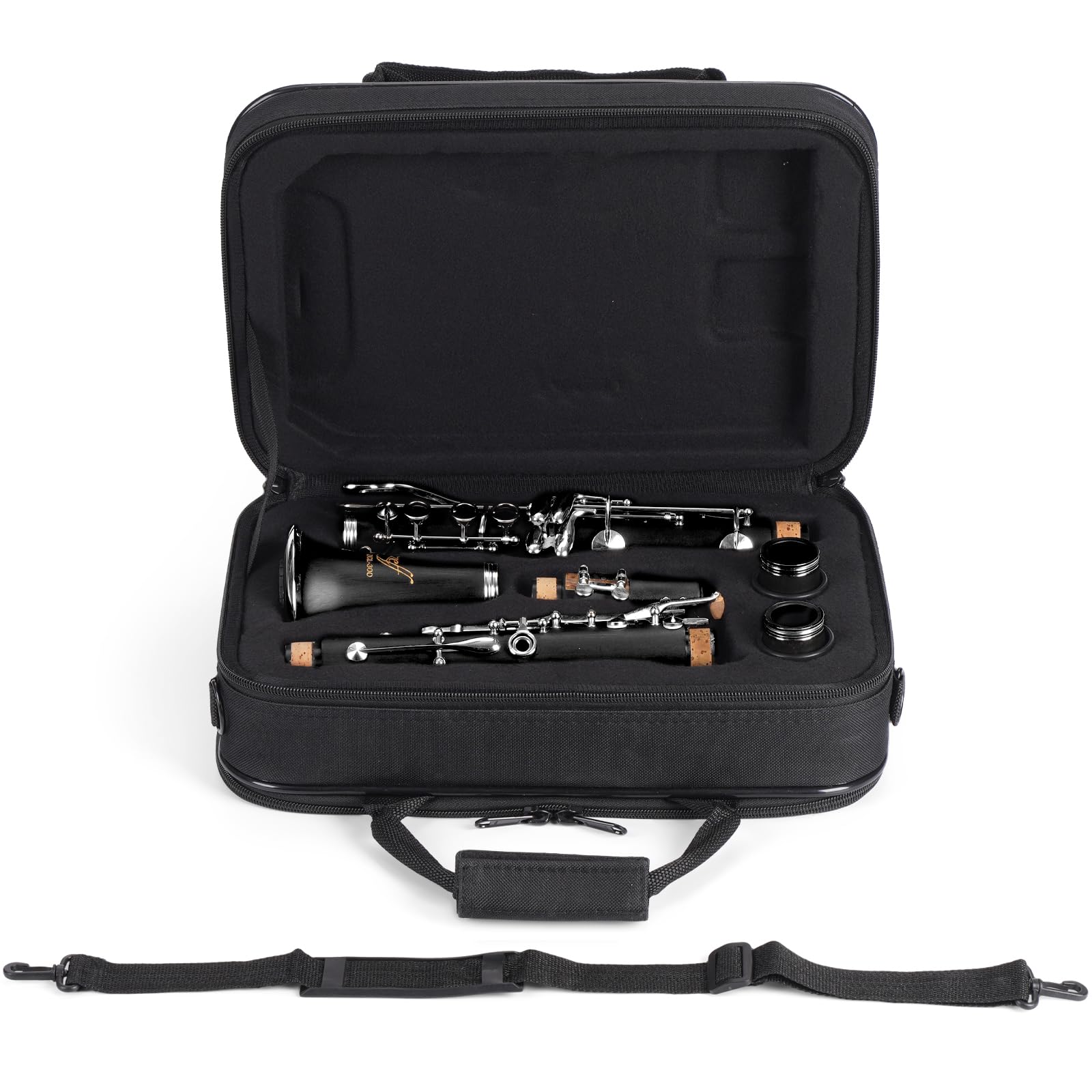 BUFFix for Clarinet　【STARLING SILVER】 ZEFF Bb Clarinet,Silver Plated Keys : Amazon.in: Musical Instruments